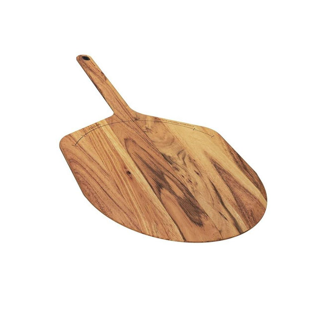 Gozney Acacia Wood Pizza Placement Peel and Server for 12" Pizzas, Compatible with All Gozney Pizza Ovens, Naturally Non-Stick