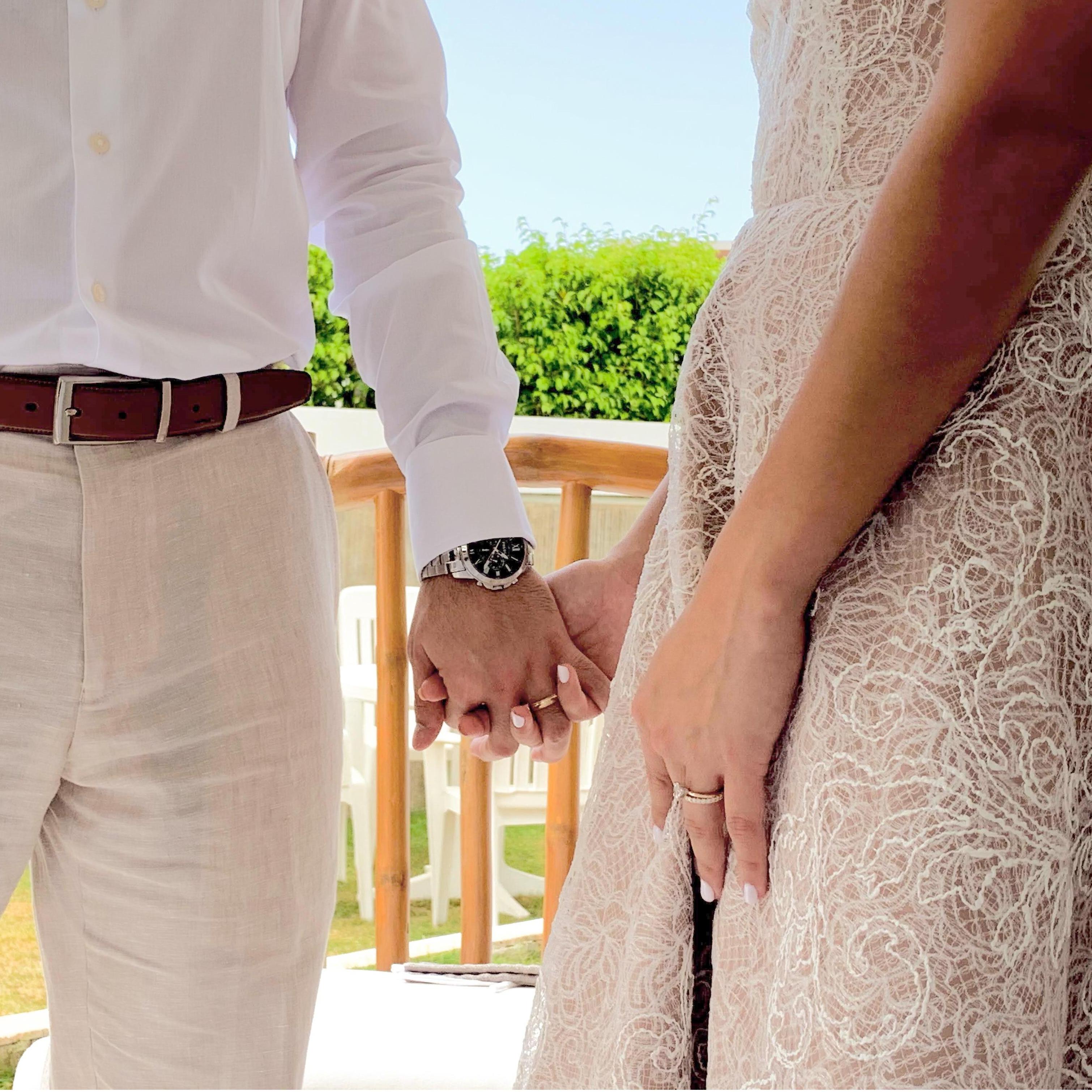 Civil Wedding: July 4th, 2020 | Full Celebration: April 9th, 2022