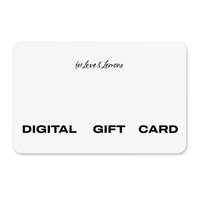 For Love to Lemons - Digital Gift Card