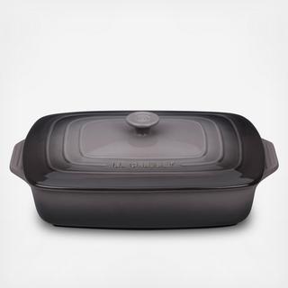 Covered Rectangular Casserole Dish