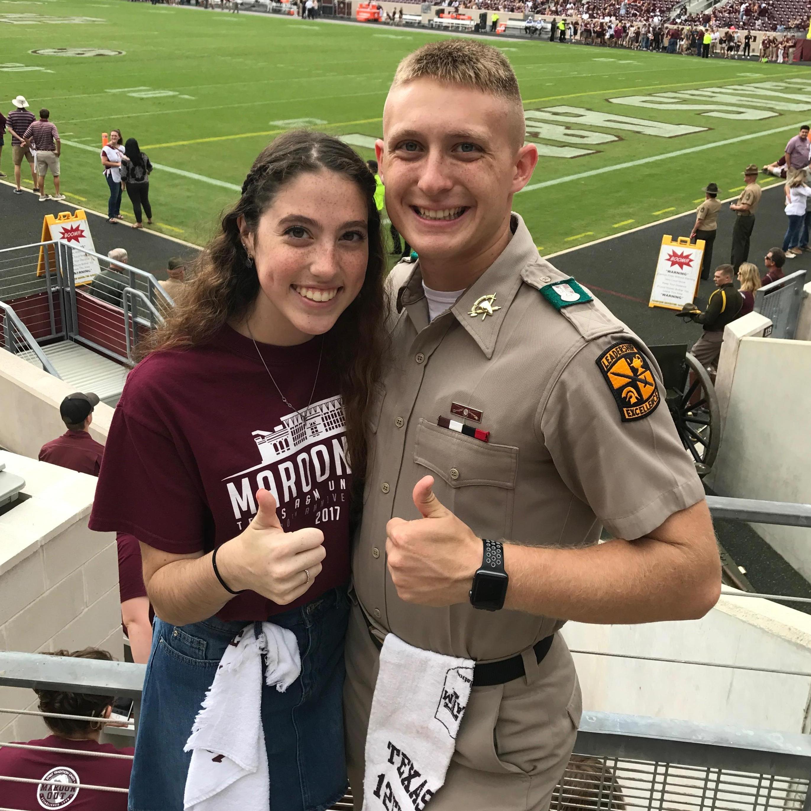 Maroon Out Football Game, 2017