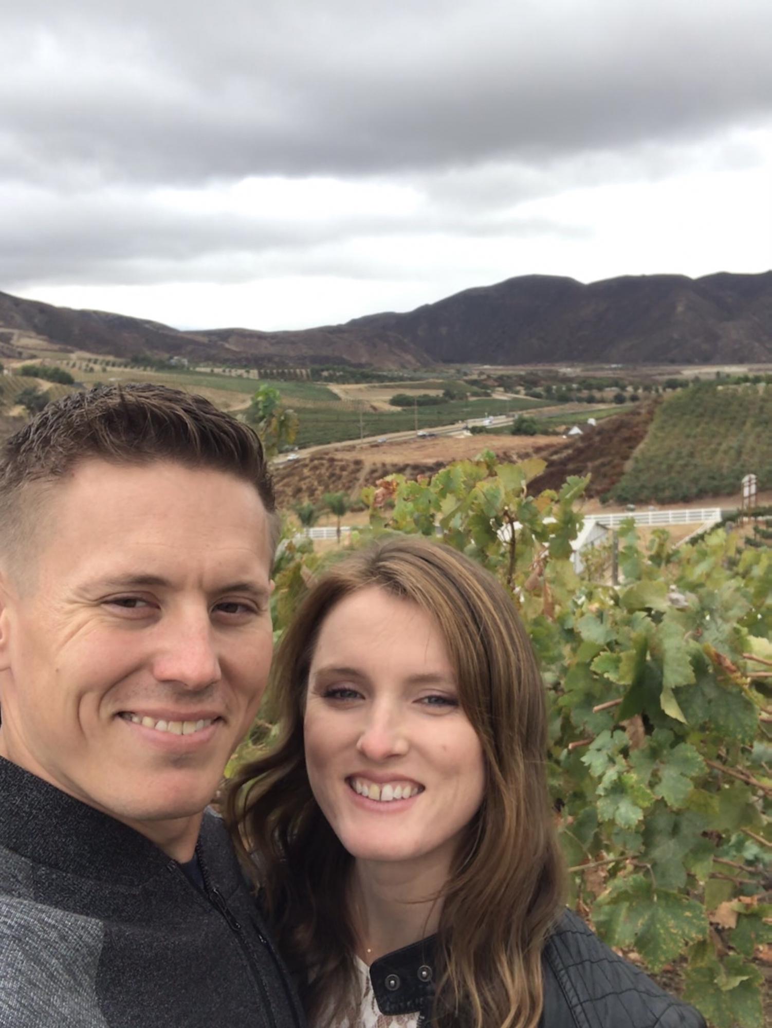 We spent our engagement weekend wine tasting in Temecula