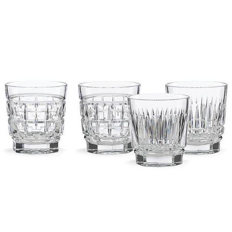 Thomas O'Brien's New Vintage 4-piece Whiskey Glass Set by Reed & Barton