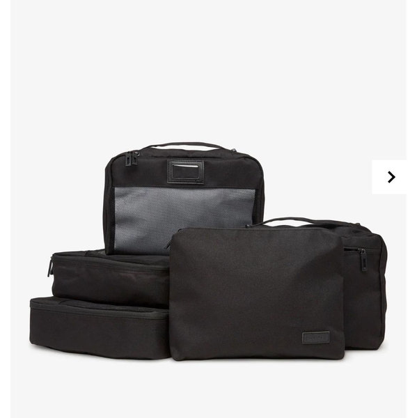 Packing Cubes Set (5 Pieces) - BLACK