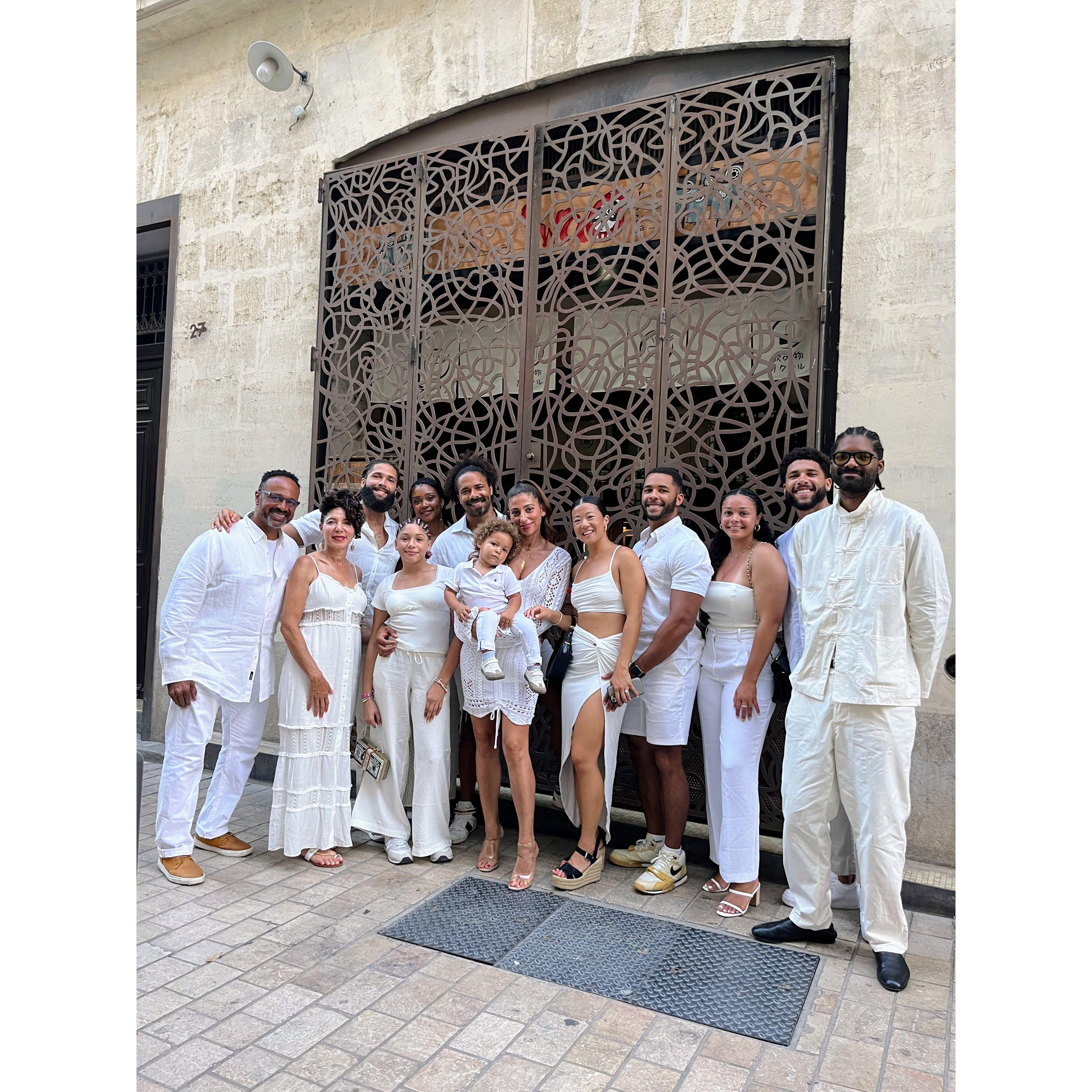 Bradley's Family in Marseille, France.