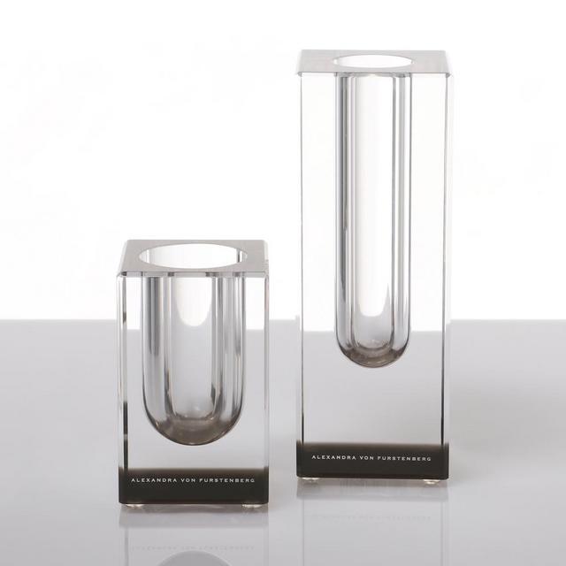 Alexandra Von Furstenberg Bolt Vase in Slate Grey (Tall)