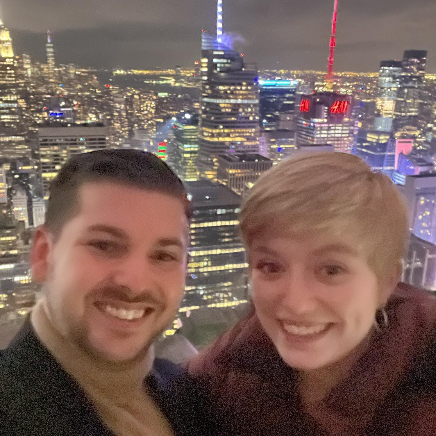 Views after she said, “YES!”