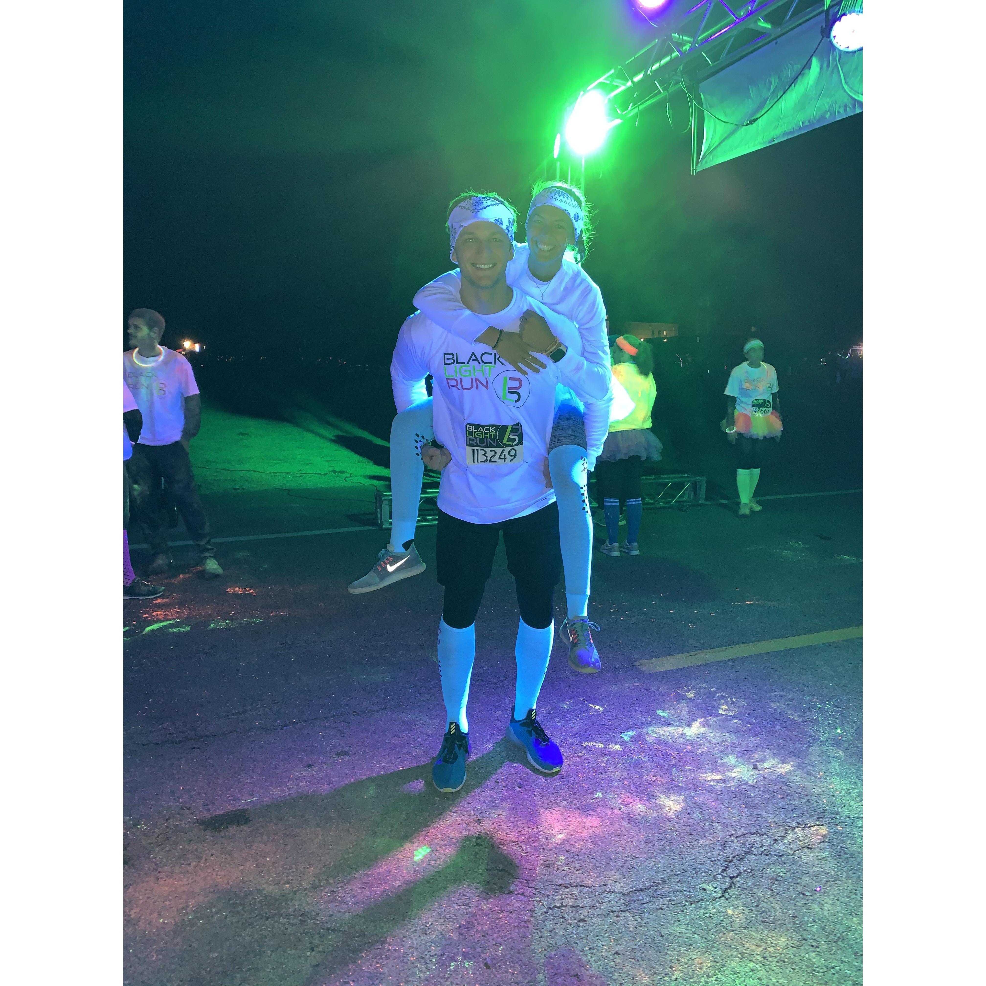 1st 5k together at Kentucky Speedway in Sparta, KY
