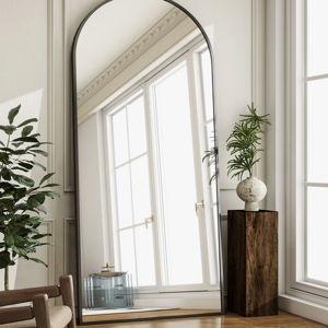 Arch Full Length Mirror - Black, 76" x 34"