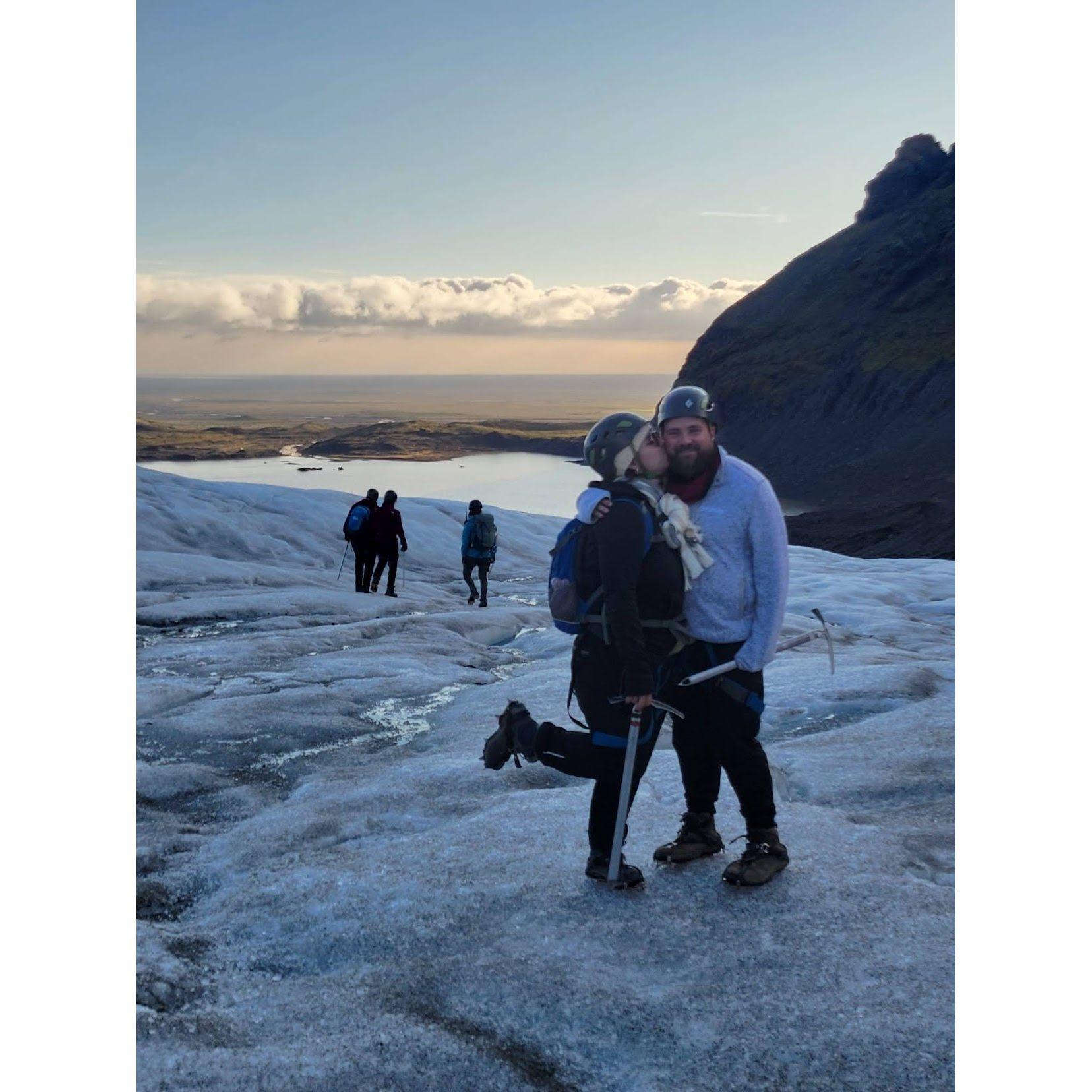 Our first glacier hike :)