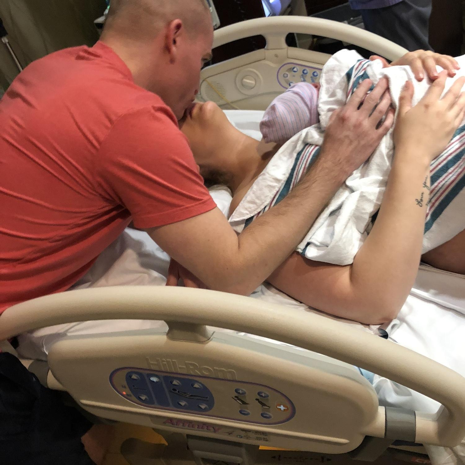 Our most cherished moment. We created a life, and brought him in the world together. The bond that was forged between us this day is unbreakable and the love that grew this day is unmatched!