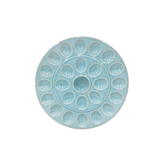 Casafina Cook & Host Blue Egg Platter