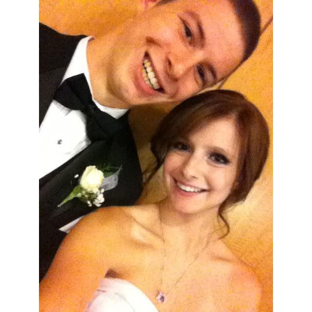 Tim's senior prom, 2012! People kept asking us if we were getting married...