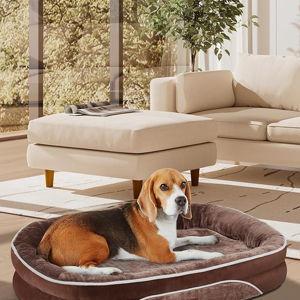 Orthopedic Large Couch for Large Sized Pets (Brown)