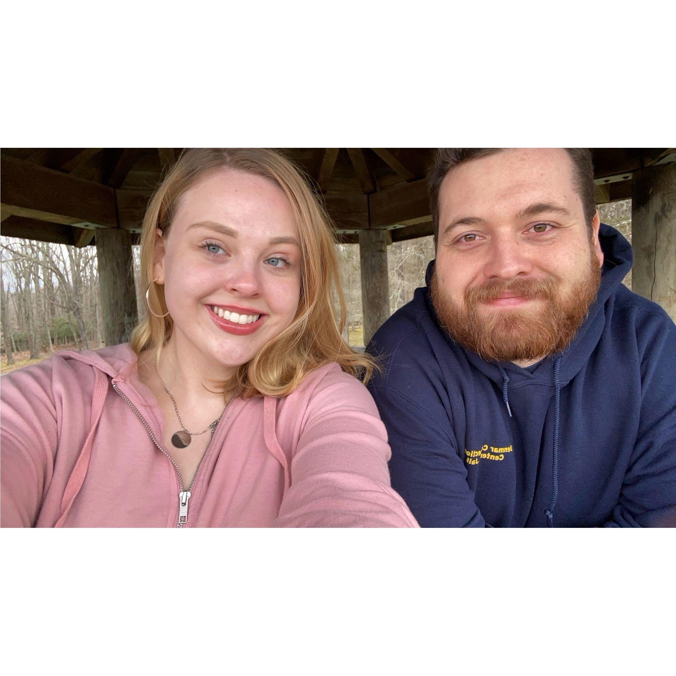 Captured at Droop Mountain Battlefield State Park — one of our first adventures together