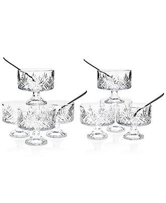 Godinger Dublin Collection Crystal 16-Pc. Trifle Tasting Set
