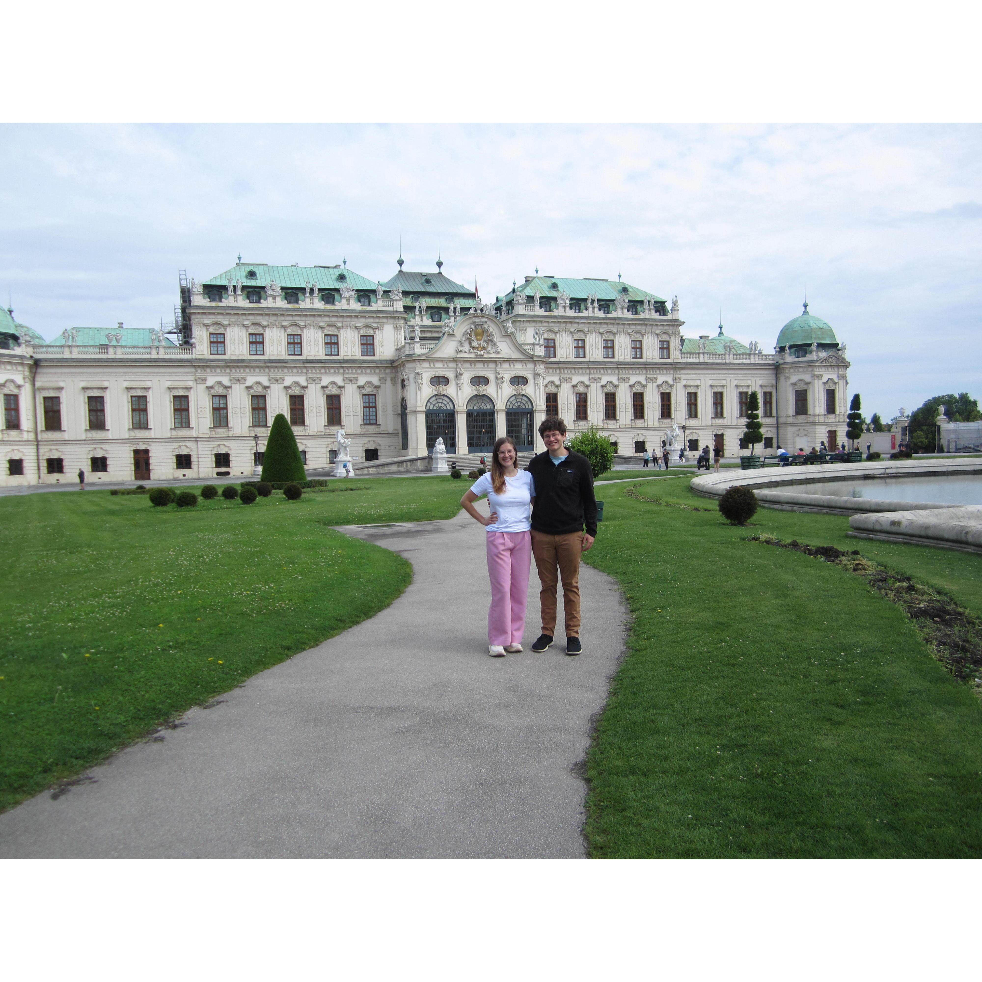 Us in Vienna, Austria.