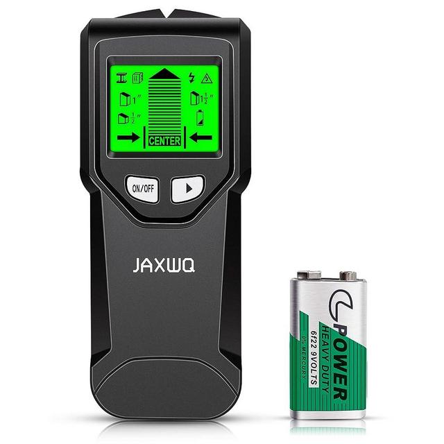 Stud Finder Wall Scanner - 5 in 1 Stud Finder Tool with Intelligent Microprocessor Chip and HD LCD Display, Stud Detector Beam Finders for the Center and Edge of Wood AC Wire Metal Studs Joist Pipe