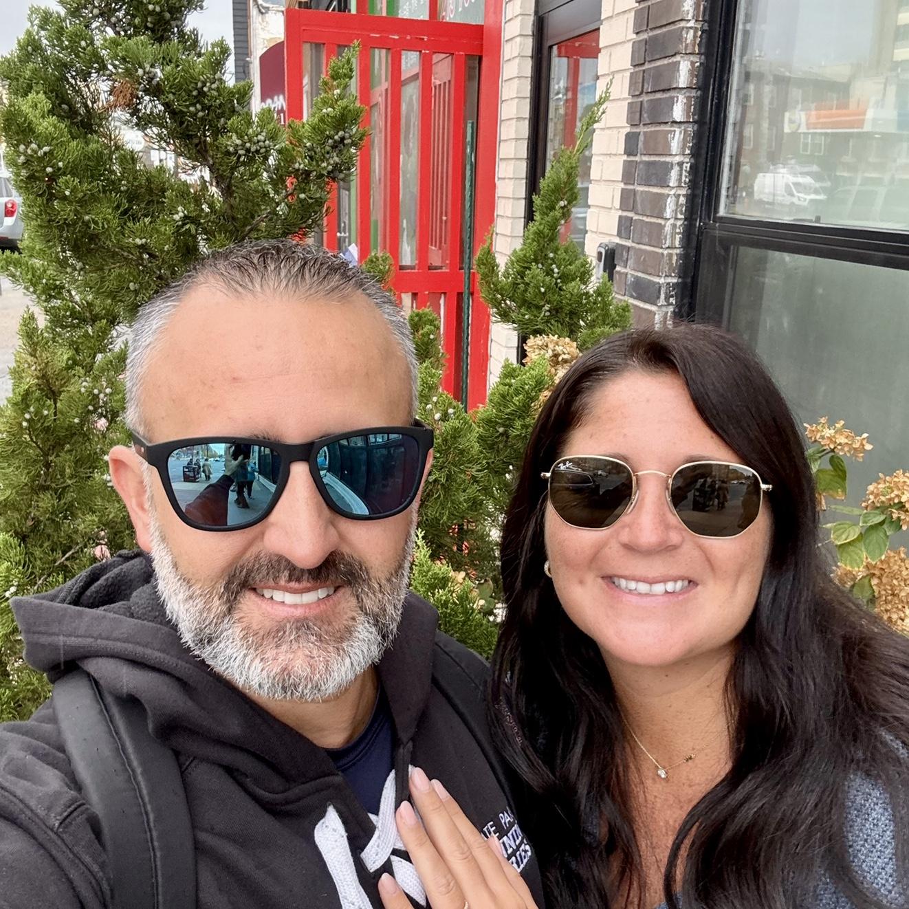 Our first full day engaged 🥰💍