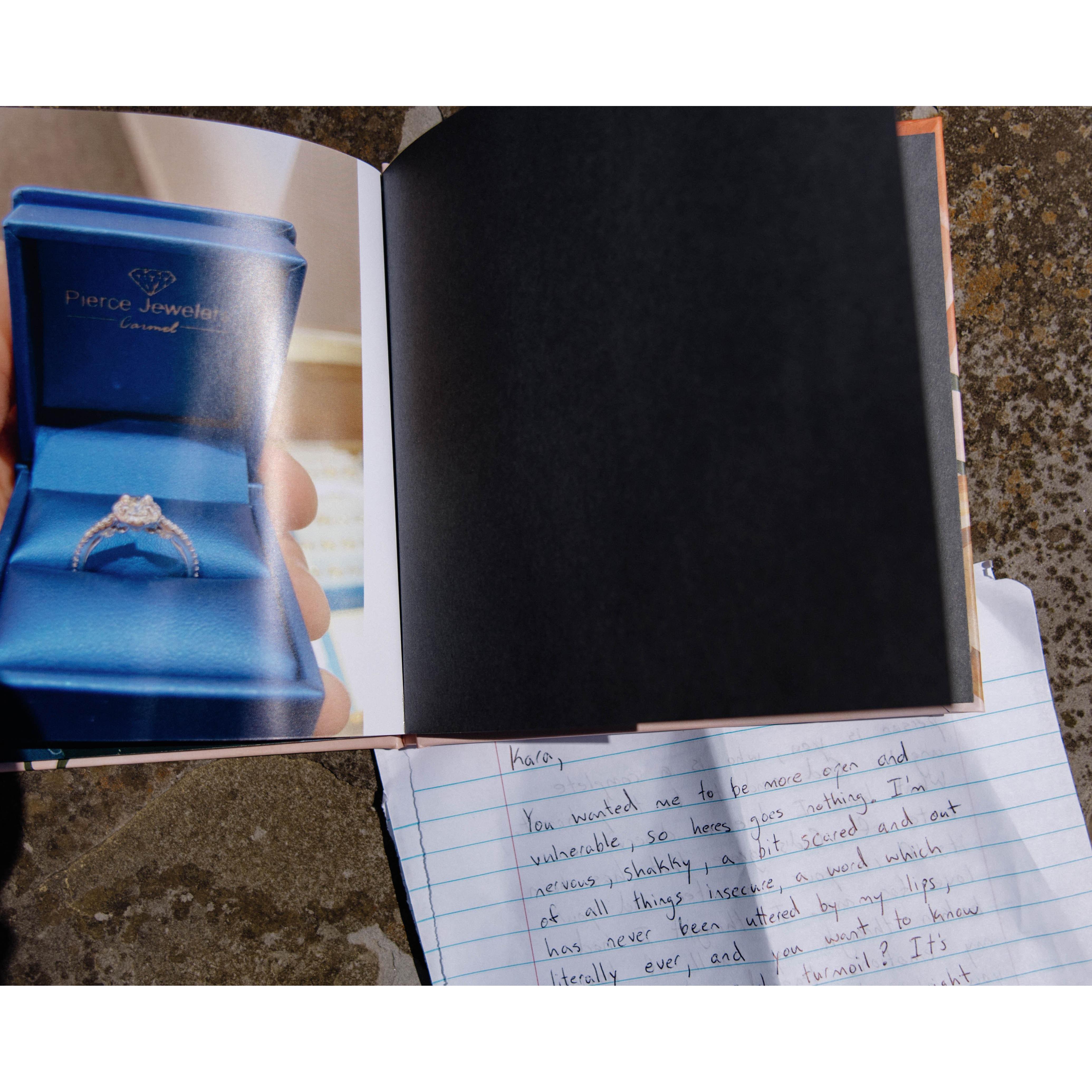 The last picture in the book and the letter Parker read to Kara!