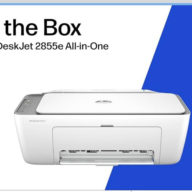 HP DeskJet 2855e Wireless Inkjet Printer, Scanner, Copier, Best-for-home, 3 month Instant Ink trial included. This printer is only 2.4 ghz capable. (588S5A)