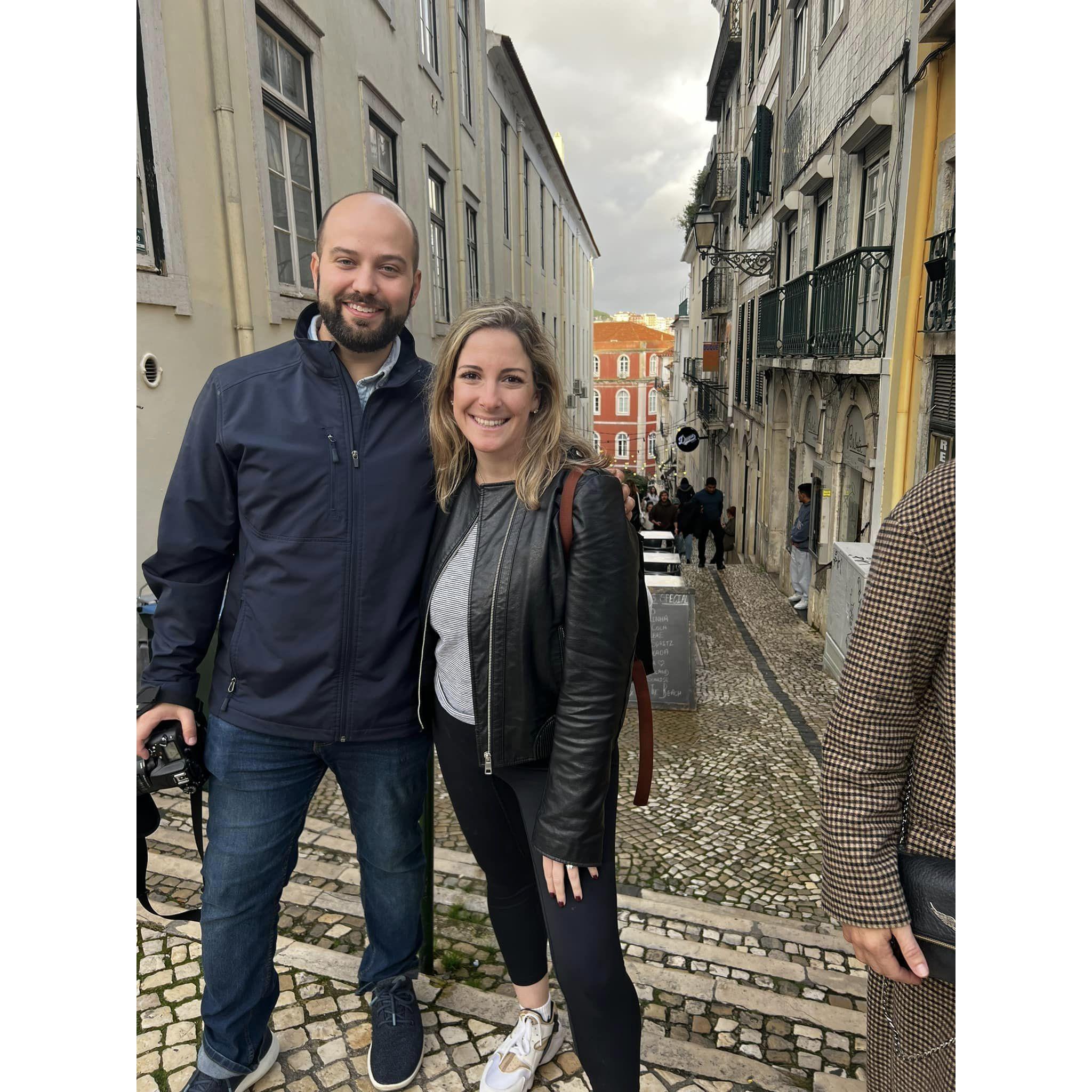 During our Jewish walking tour of Lisbon with the only certified tour guide in the whole country!