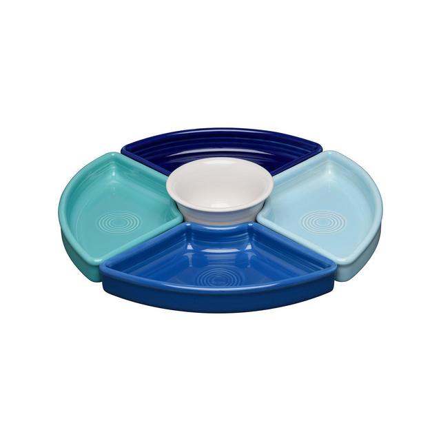 Fiesta 5 Pc. Coastal Blues Entertaining Set