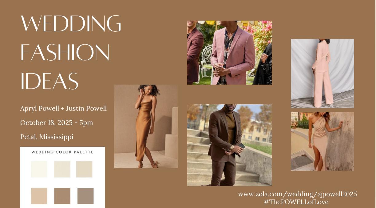 The Wedding Website of Apryl Powell and Justin Powell