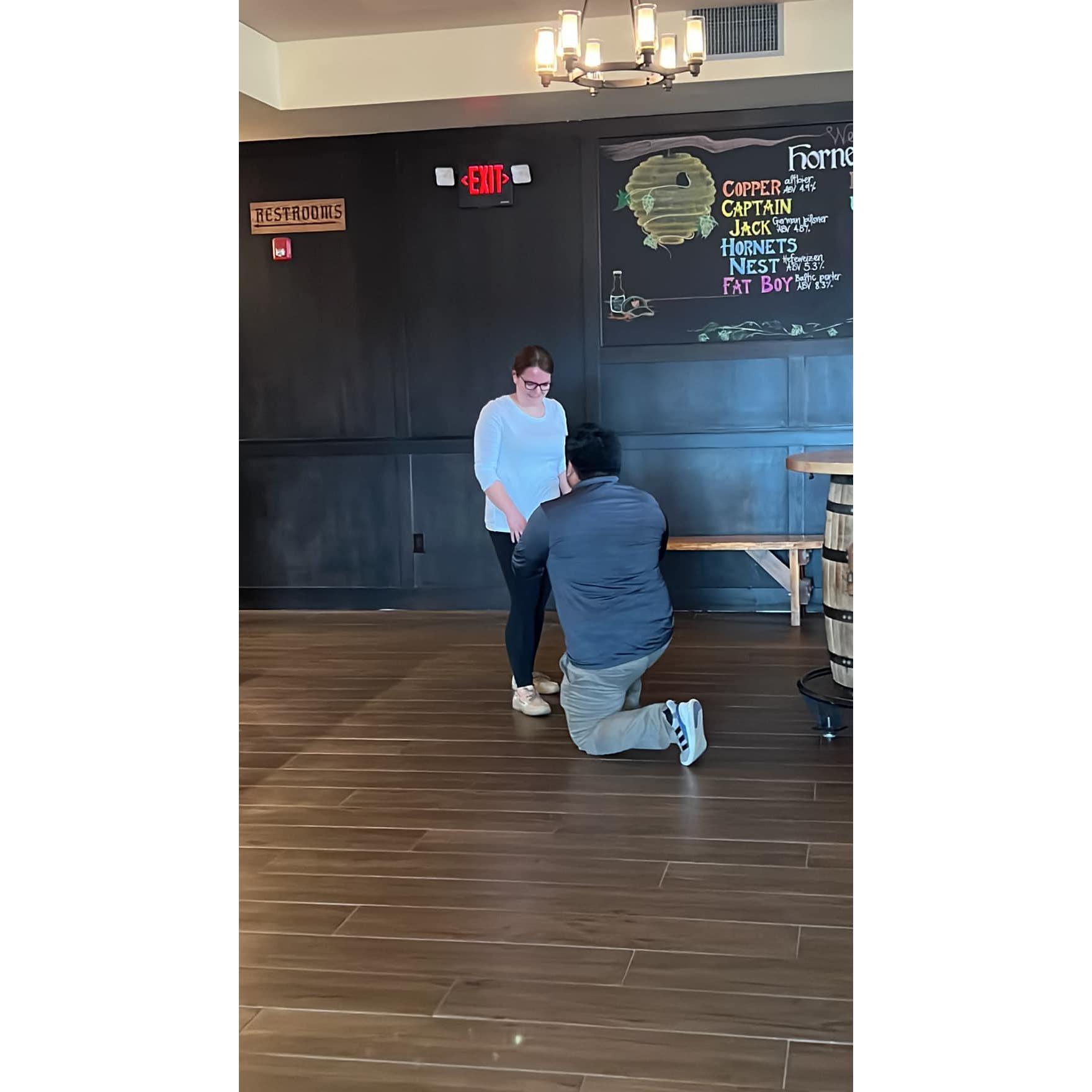 The day Chelsea said "Yes"
