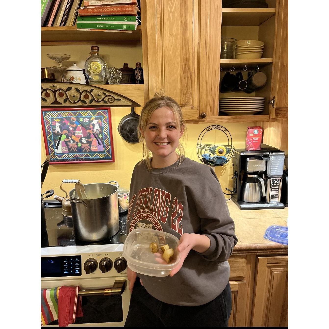Making fondue in Coloraduh