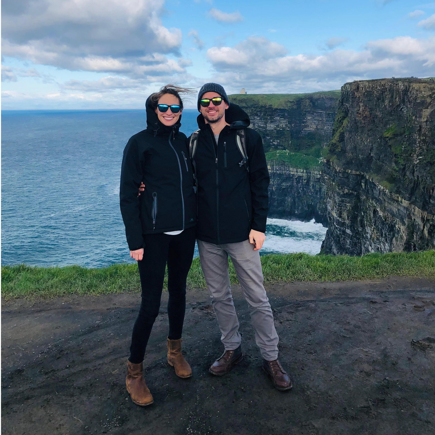 First trip to Ireland at Cliffs of Moher.