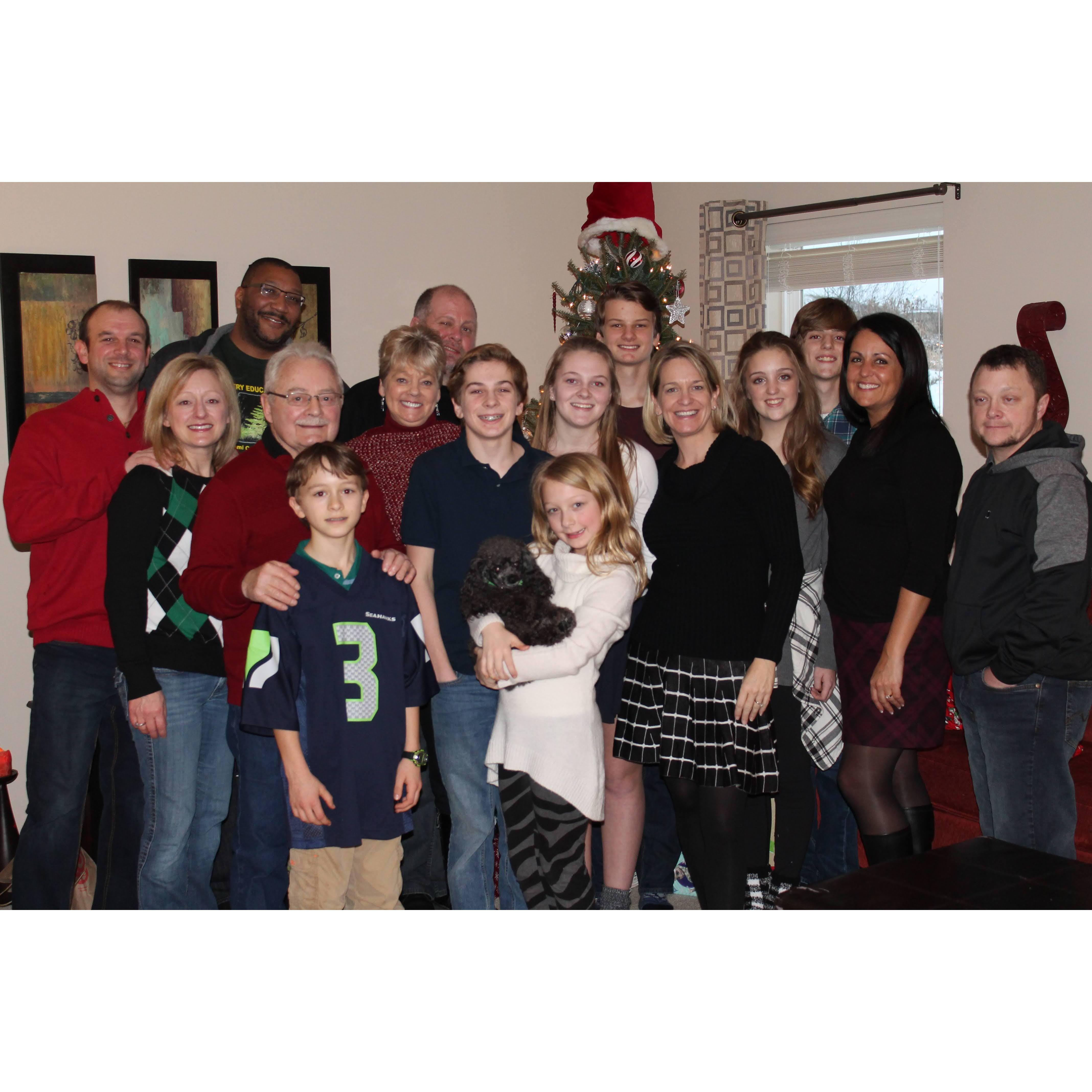 One of many family Christmas get togethers, this one was in 2015.