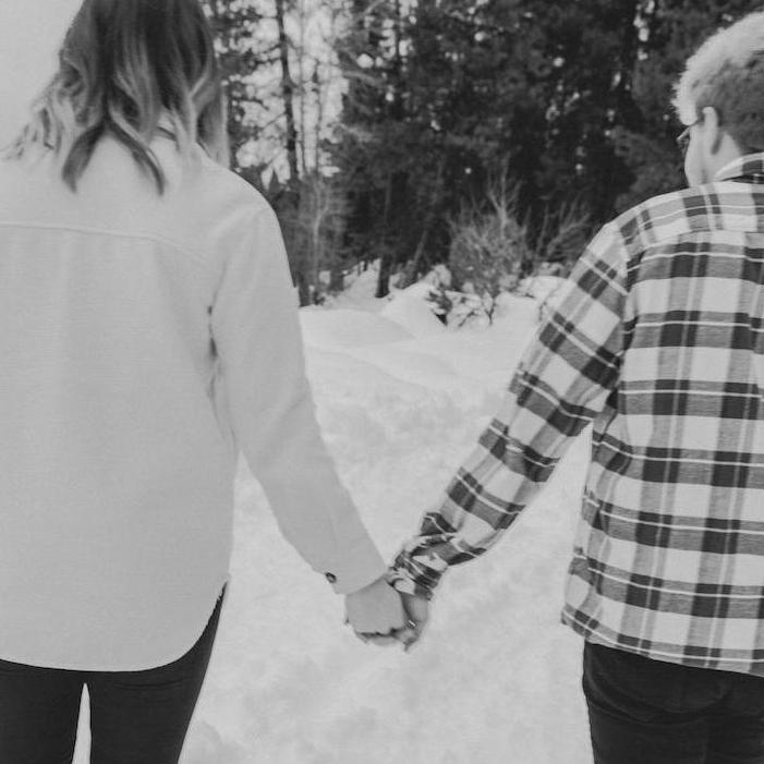 Our engagement photos by Maddy Hedman taken at Lake Wenatchee <3
