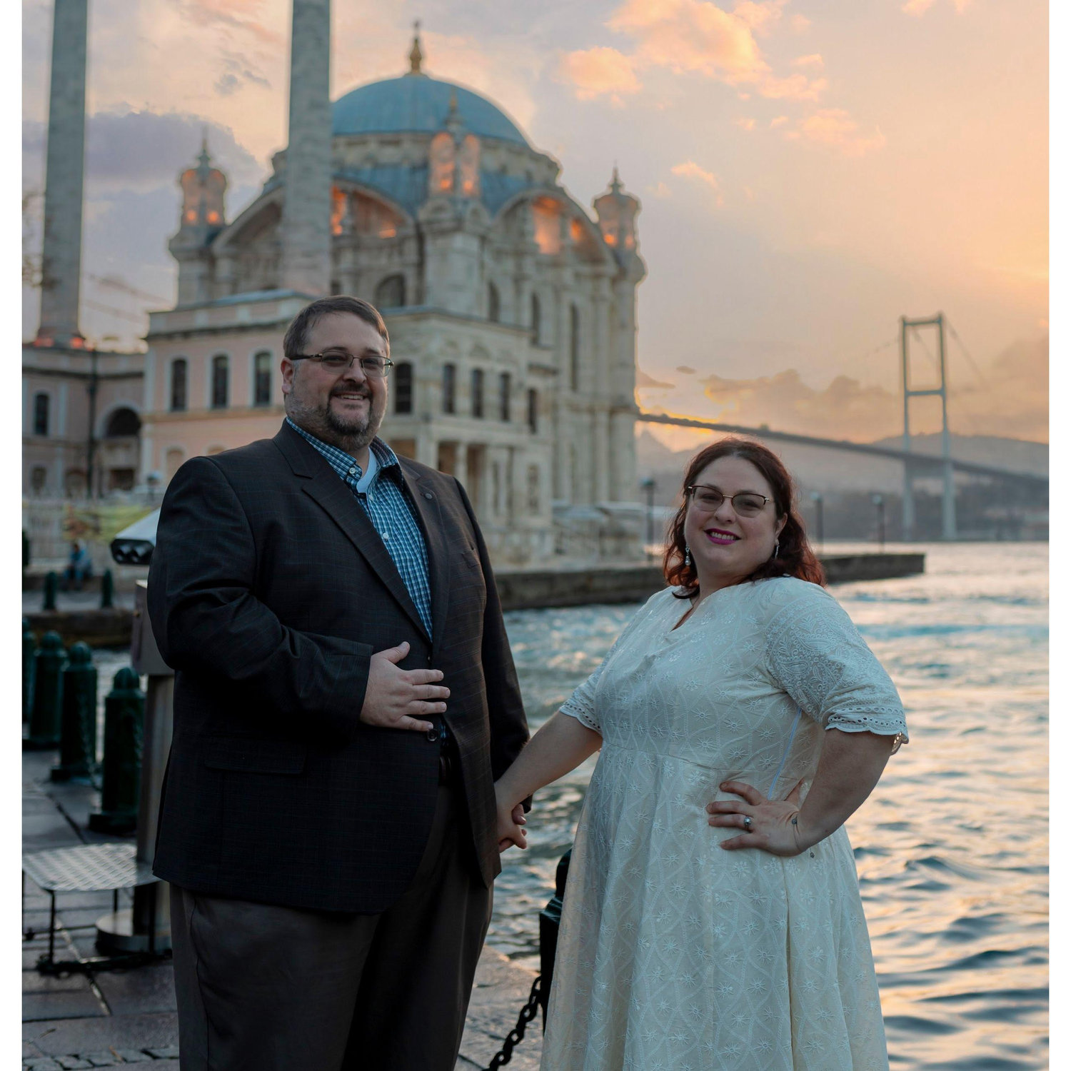Sunrise over Ortaköy Mosque, November 2023