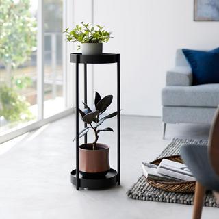 Tower 2-Tier Rolling Plant Stand