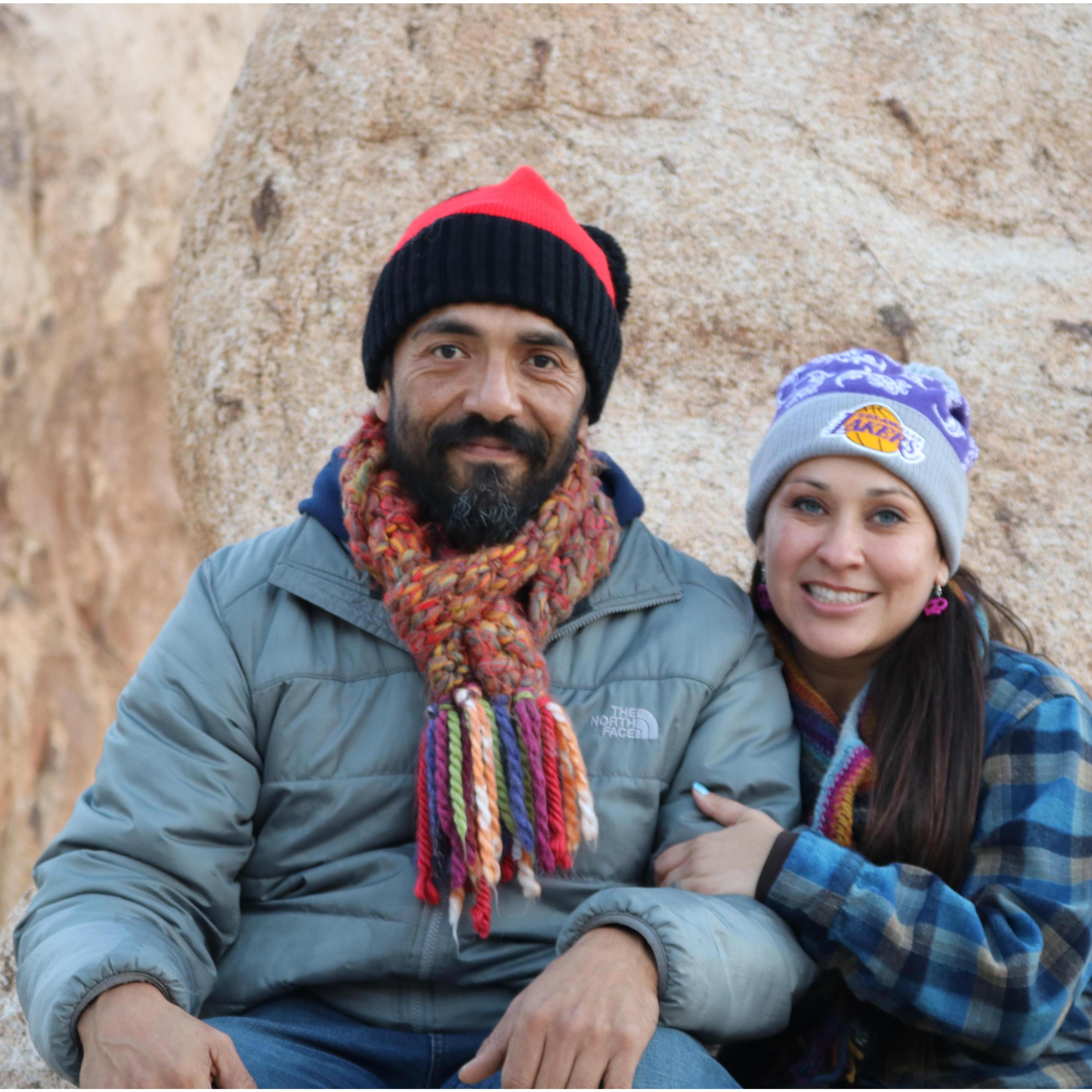 Our first family camping trip to Joshua Tree! It was beautiful but very windy!