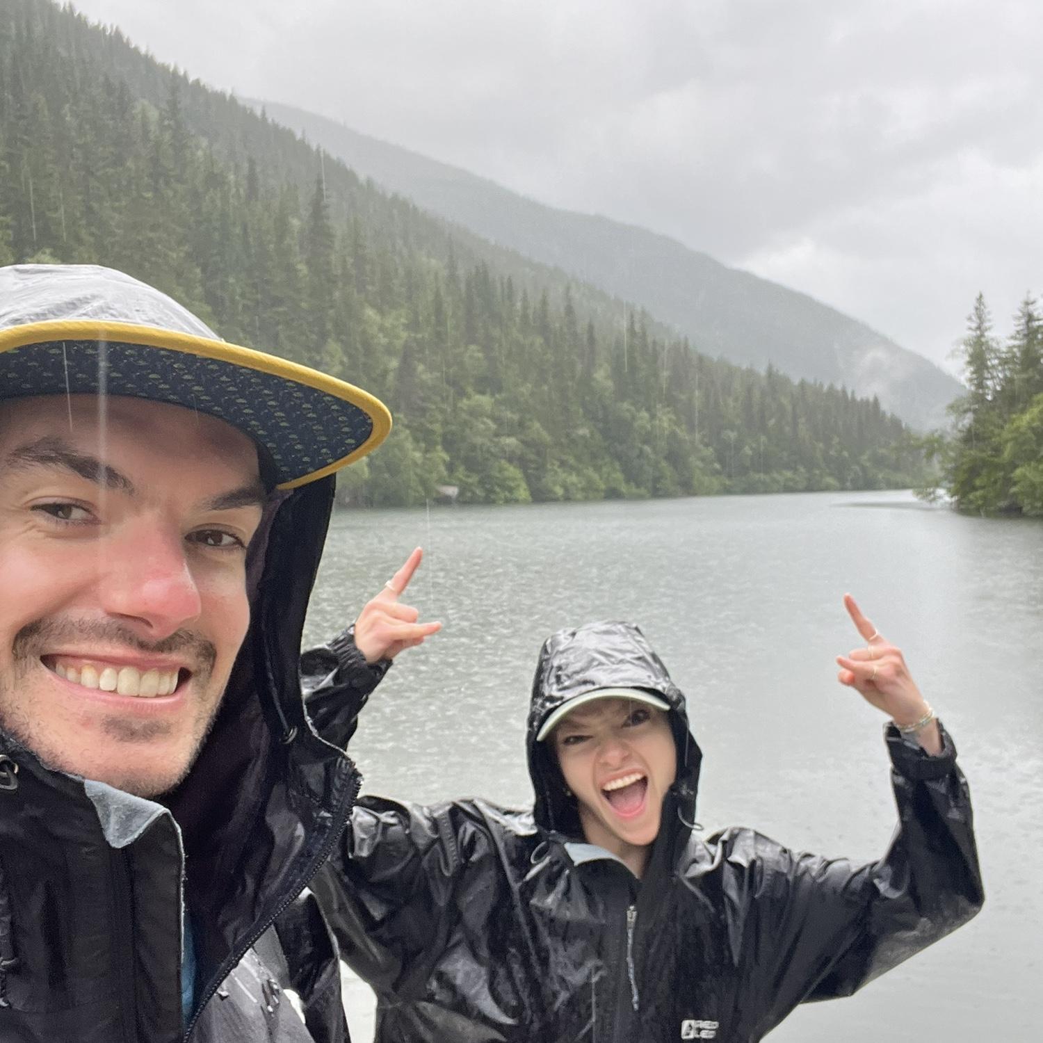 Rainy hikes in Skagway, AK