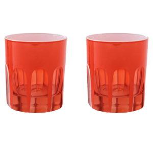 Rialto Glass Old Fashioned Set/2 - Poppy