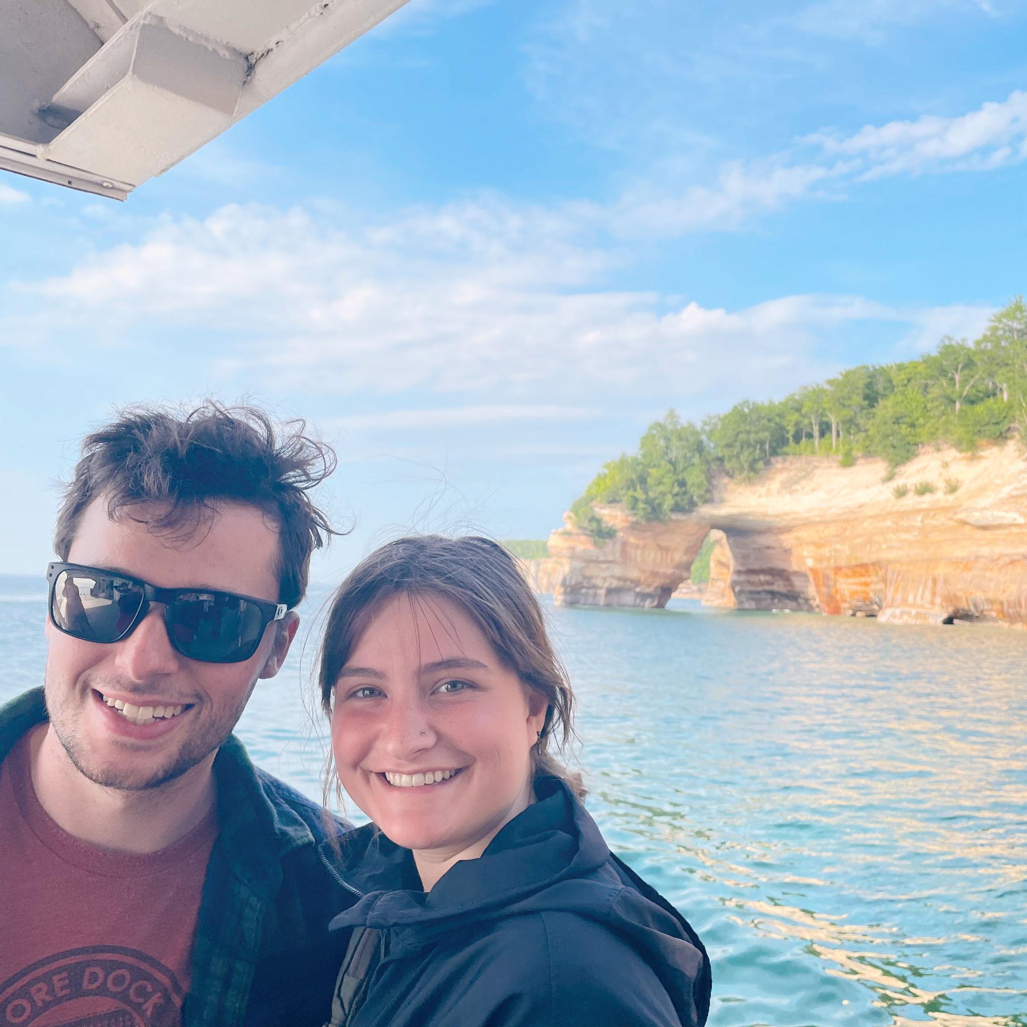 June 2021: A beautiful day in Pictured Rocks, we've always love hiking and exploring the beautiful UP (and beyond) together!