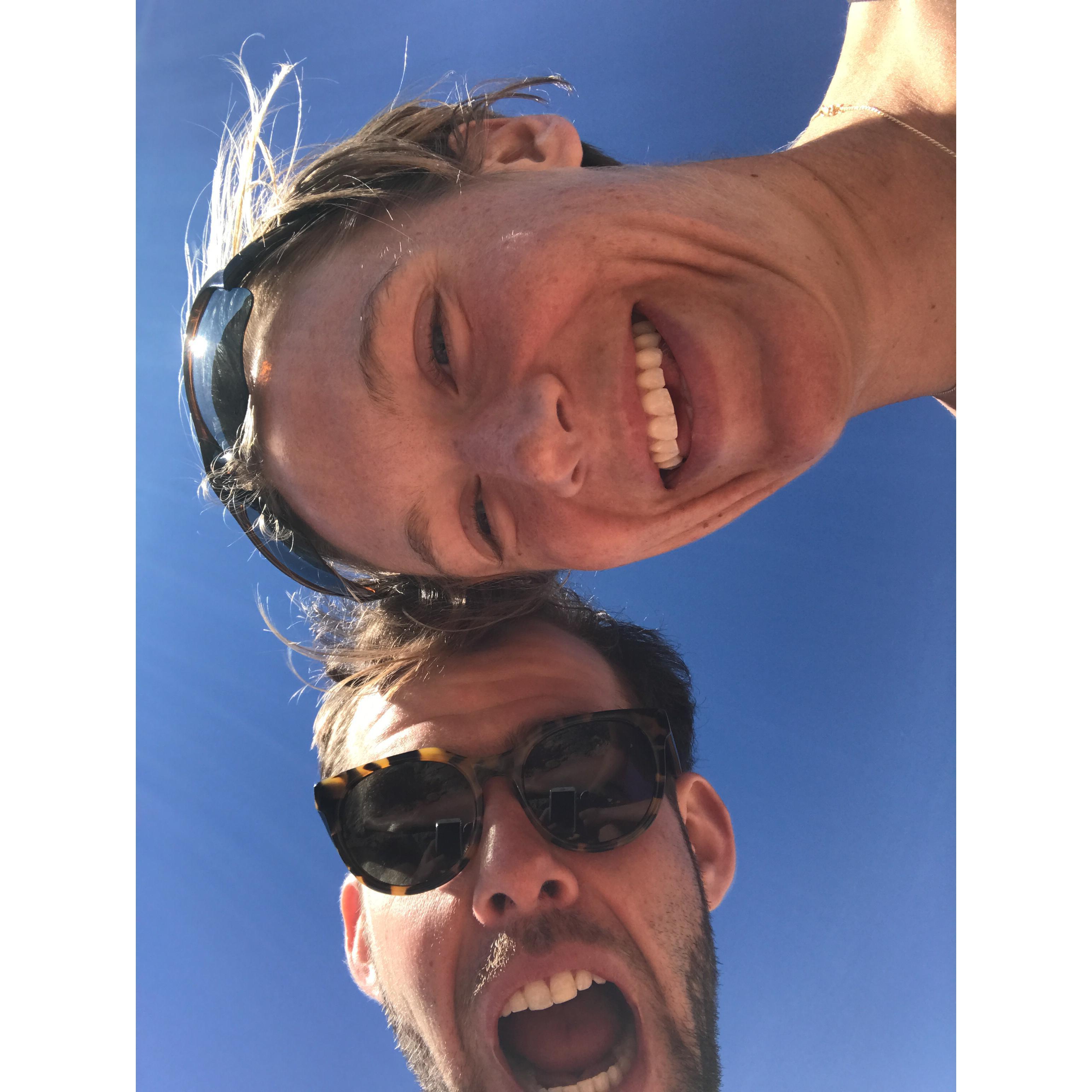 Hunter visits Heidi in Chula Vista!