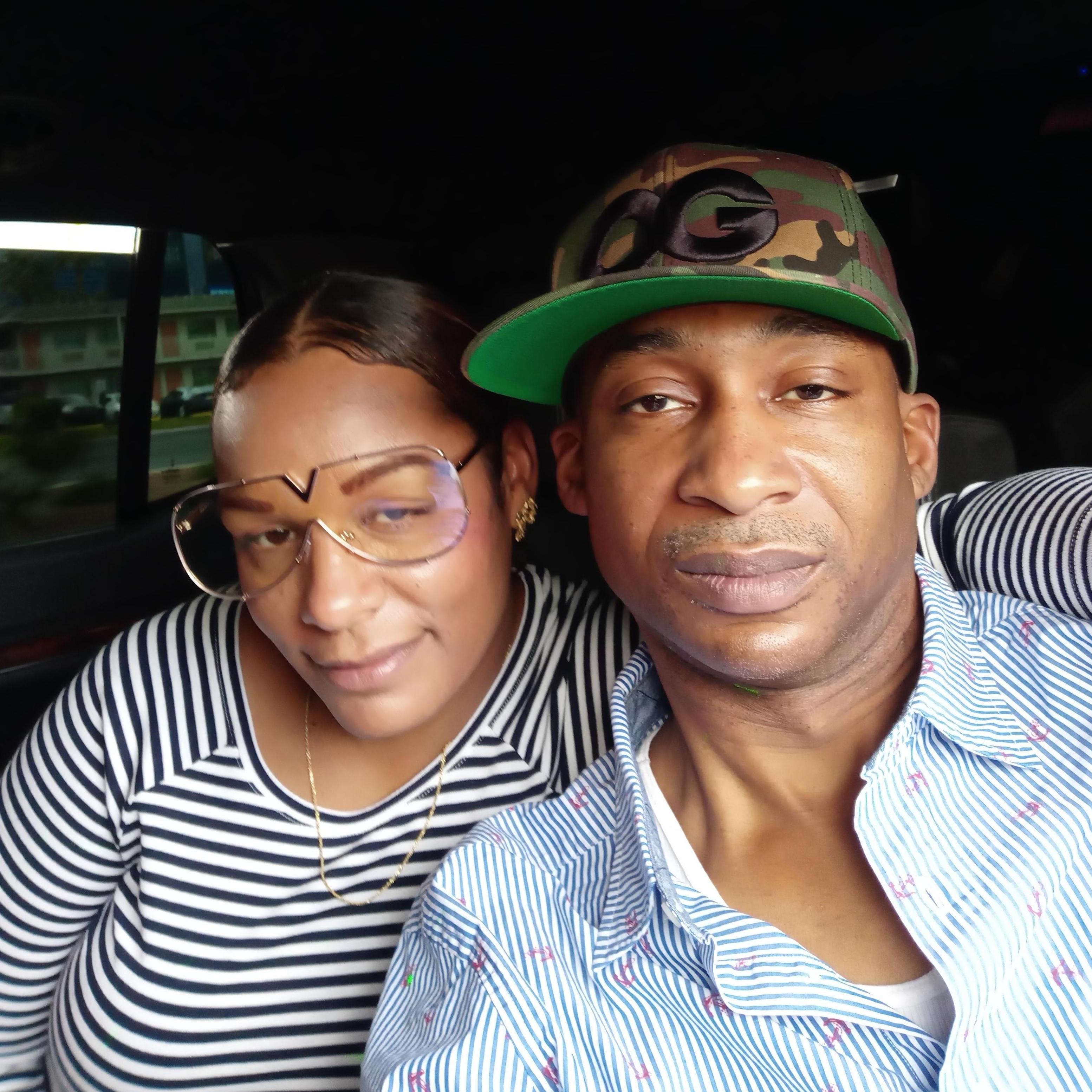 Limo ride through Las Vegas. On our way to a fabulous helicopter ride to The Grand Canyon.