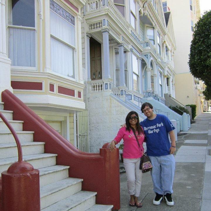 First San Francisco Trip - October 2012.  The Painted Ladies front porch