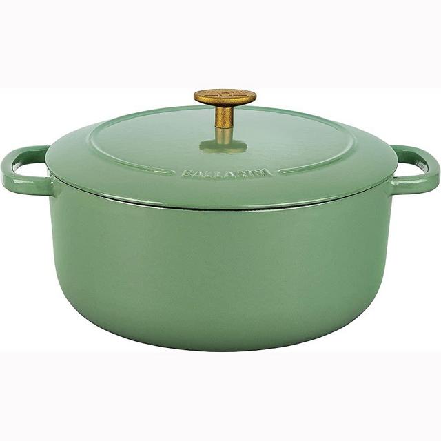 BALLARINI Bellamonte Cast Iron 6-qt Round Dutch Oven - Saggio Green