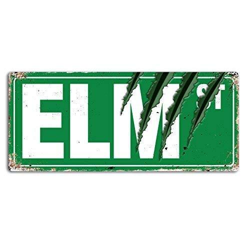 Lilyanaen New Metal Sign Aluminum Sign Elm Street Claws Wall Sign for Outdoor & Indoor 8"x12"