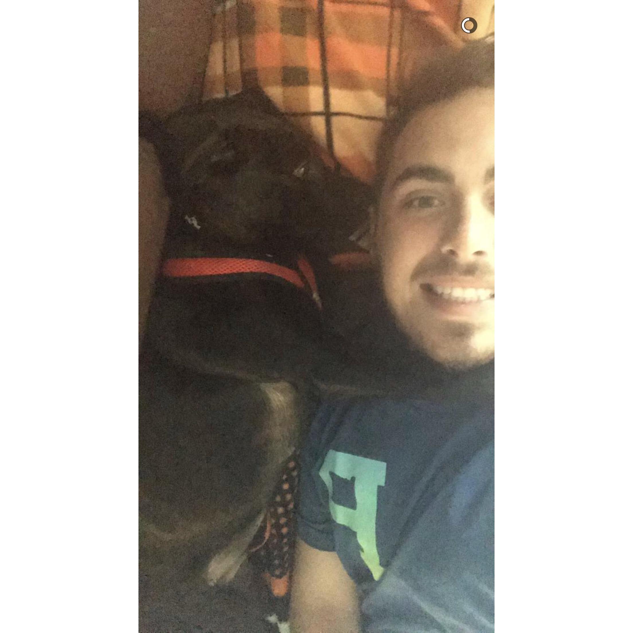 When Loomis was a puppy!