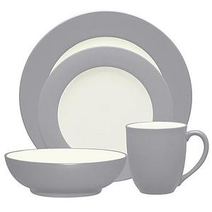 Noritake® Colorwave Rim 4-Piece Place Setting in Slate