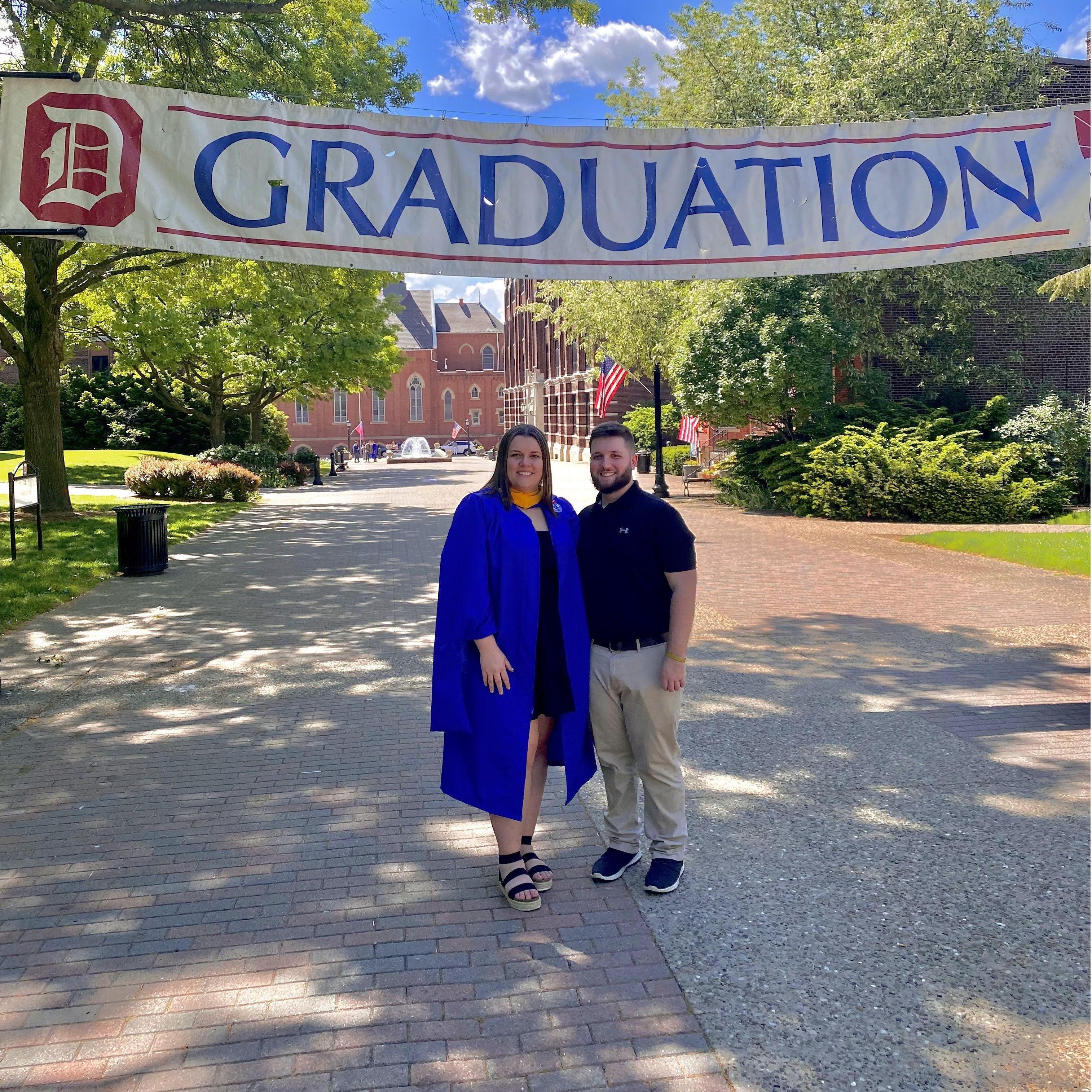 May 14, 2022: Mackenzie's Masters Degree Graduation