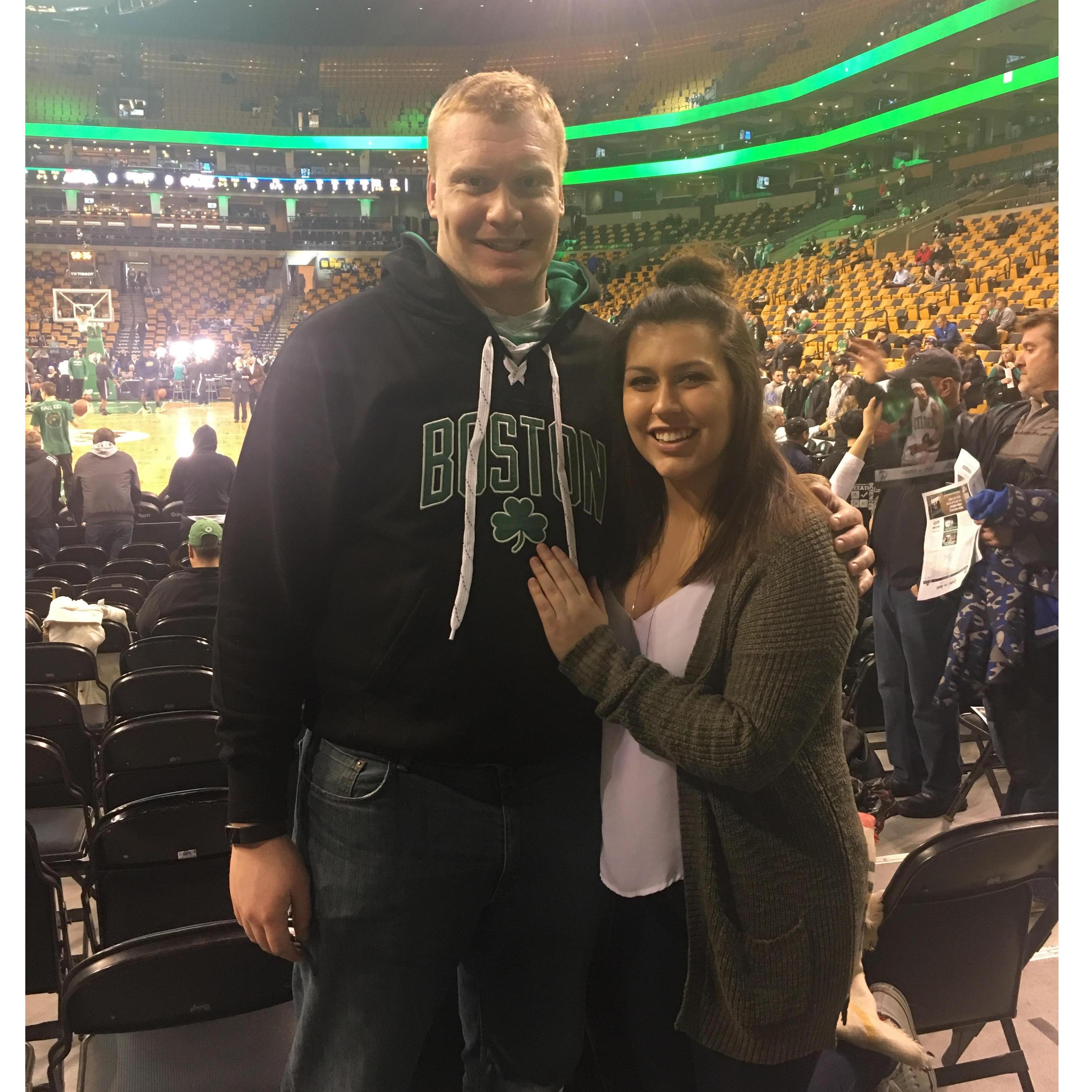 Steph's First Celtics Game- 2017