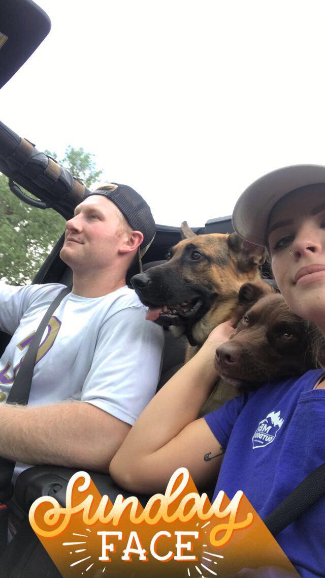 Soon after we adopted our German Shepherd, Mr. Chief Chief! August 2018