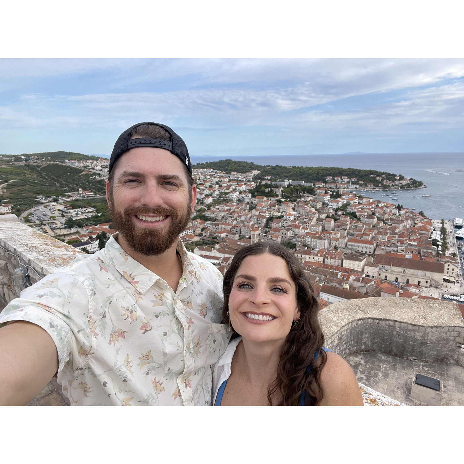 Hvar, Croatia! Right after our two best friends, Emily and Garrett got engaged!